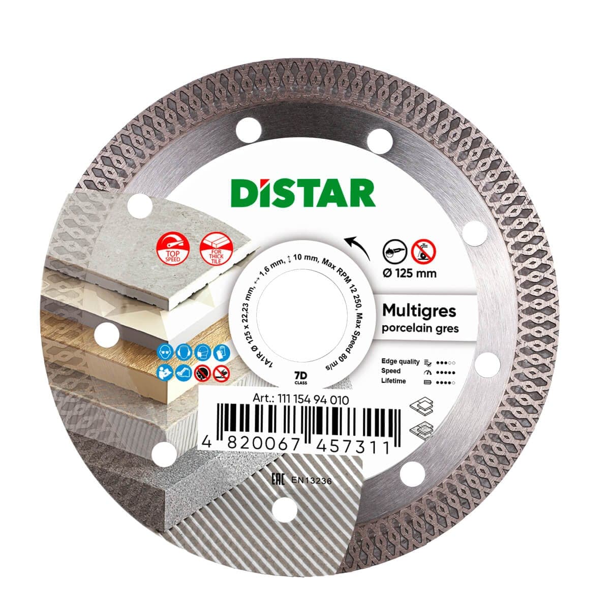 Круг алмазний Corona DISTAR (1A1R) - 125 Multigres