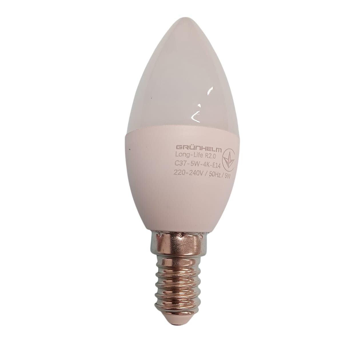 Лампа LED - C37-5W-4K-E14 Long-Life R2.0 Grunhelm