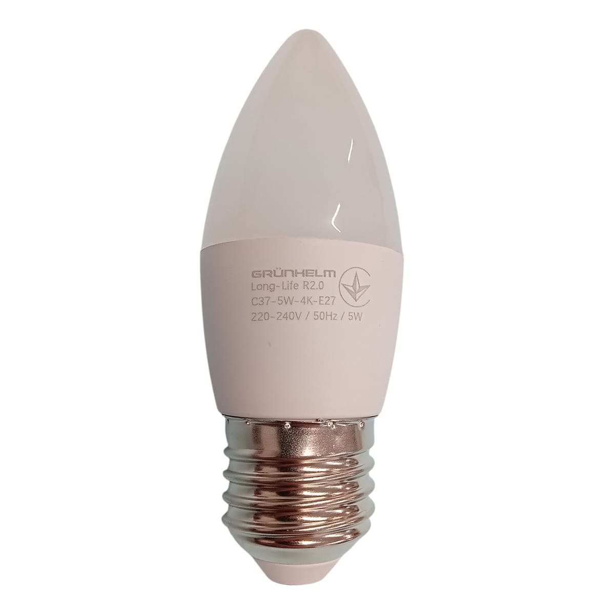 Лампа LED - C37-5W-4K-E27 Long-Life R2.0 Grunhelm