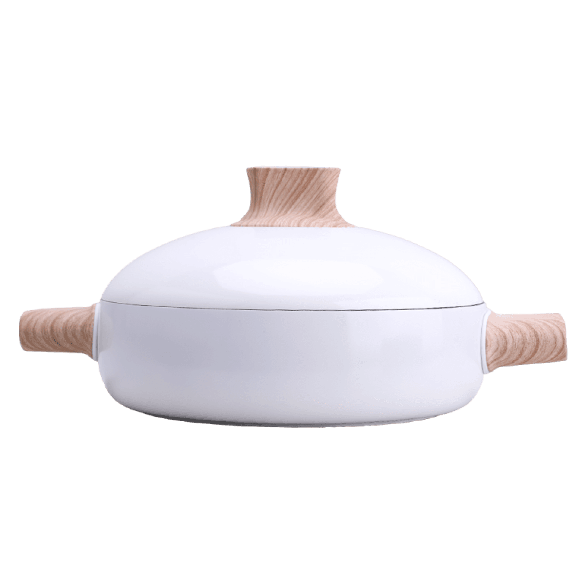 Жаровня PR-2330-22 Біла перлина 22см. 2л. PEPPER
